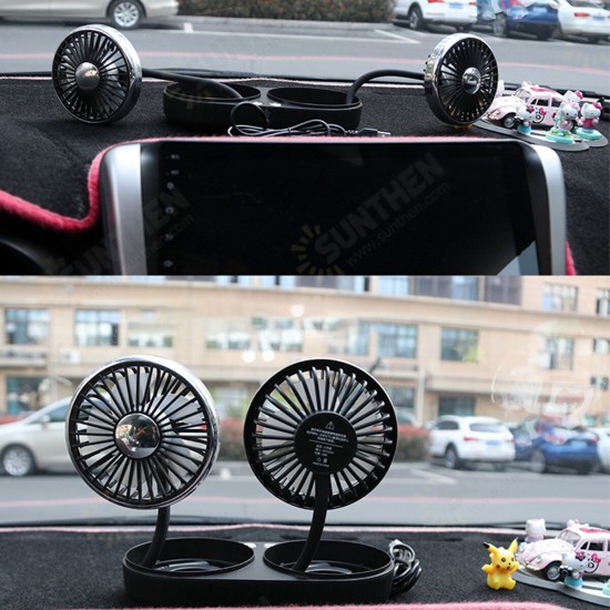 Mini Electric Cooling Fan 3 Speed 5 Blade 360° Rotatable USB Air Fan Car Fan Outdoor Travel Home Office Mini Electric Cooling Fan 3 Speed 5 Blade 360° Rotatable USB Air Fan Car Fan Outdoor Travel Home Office
