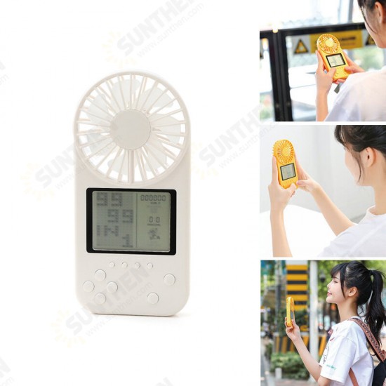 Mini Handheld Cooling Fan Multifunction 26 Modes Games Console USB Rechargeable 3 Modes Pocket Neck Hanging Fan Home Office Camping Travel Mini Handheld Cooling Fan Multifunction 26 Modes Games Console USB Rechargeable 3 Modes Pocket Neck Hanging Fan Home Office Camping Travel