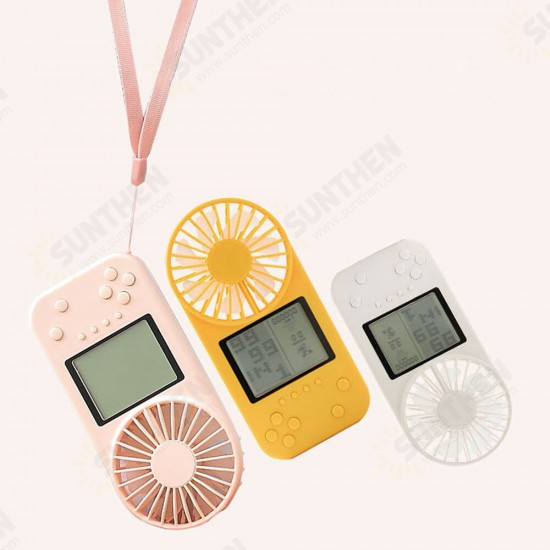 Mini Handheld Cooling Fan Multifunction 26 Modes Games Console USB Rechargeable 3 Modes Pocket Neck Hanging Fan Home Office Camping Travel Mini Handheld Cooling Fan Multifunction 26 Modes Games Console USB Rechargeable 3 Modes Pocket Neck Hanging Fan Home Office Camping Travel
