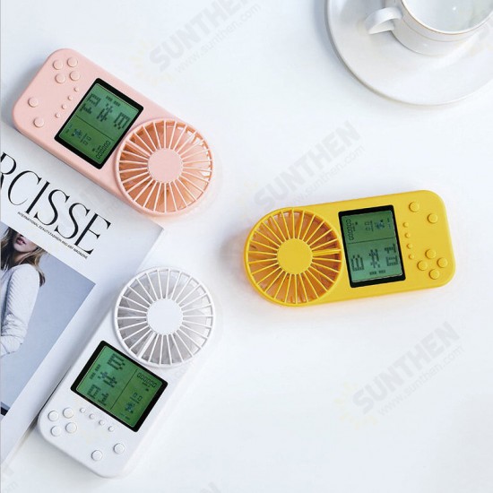 Mini Handheld Cooling Fan Multifunction 26 Modes Games Console USB Rechargeable 3 Modes Pocket Neck Hanging Fan Home Office Camping Travel Mini Handheld Cooling Fan Multifunction 26 Modes Games Console USB Rechargeable 3 Modes Pocket Neck Hanging Fan Home Office Camping Travel