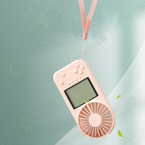 Mini Handheld Cooling Fan Multifunction 26 Modes Games Console USB Rechargeable 3 Modes Pocket Neck Hanging Fan Home Office Camping Travel Mini Handheld Cooling Fan Multifunction 26 Modes Games Console USB Rechargeable 3 Modes Pocket Neck Hanging Fan Home Office Camping Travel