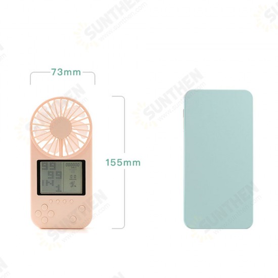 Mini Handheld Cooling Fan Multifunction 26 Modes Games Console USB Rechargeable 3 Modes Pocket Neck Hanging Fan Home Office Camping Travel Mini Handheld Cooling Fan Multifunction 26 Modes Games Console USB Rechargeable 3 Modes Pocket Neck Hanging Fan Home Office Camping Travel