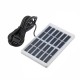 Mini Solar Power Panel Fan 4W Portable Fan Desk Cooling USB Cell Cooler Outdoor