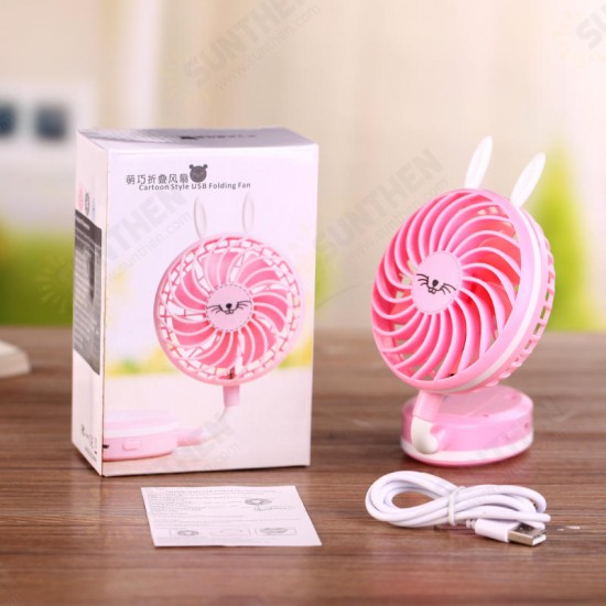 Mini USB Handheld Standy Fan Summer Cooling Protable Travel Outdoor Fan