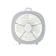 P22 USB Charging Fan Retro Night Light Fan Office Mute Desktop Rotating Wind Shield