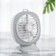 P22 USB Charging Fan Retro Night Light Fan Office Mute Desktop Rotating Wind Shield