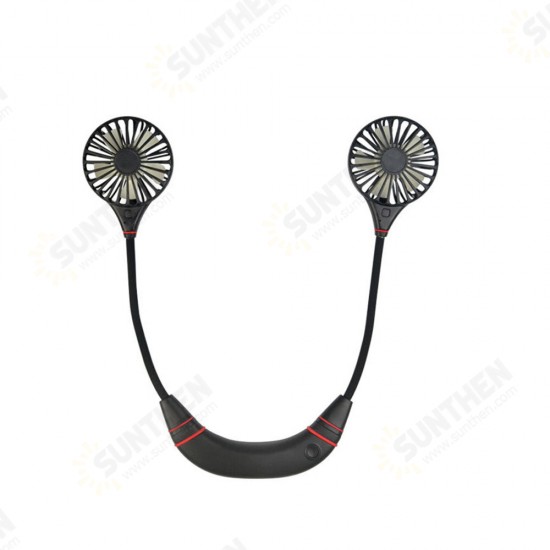 Personal Hanging Neck Sports Fan Removable 2200mAh USB Rechargeable 3 Modes Cooling Fan Camping Travel Personal Hanging Neck Sports Fan Removable 2200mAh USB Rechargeable 3 Modes Cooling Fan Camping Travel