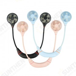 Personal Hanging Neck Sports Fan Removable 2200mAh USB Rechargeable 3 Modes Cooling Fan Camping Travel