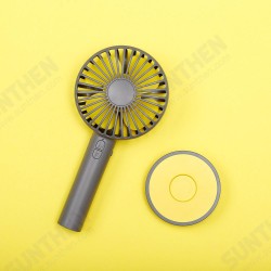 Portable Creative Macaron Design USB Rechargeable 2 Modes Desktop Handheld Fan with Mirror Base Portable Creative Macaron Design USB Rechargeable 2 Modes Desktop Handheld Fan with Mirror Base