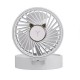 Portable Mini Fan LED Light Lamp Handheld Cooler Makeup Mirror USB