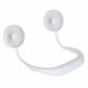 Portable Mini Fan Neckband Lazy Neck Hanging Style Cooling Air USB Rechargeable