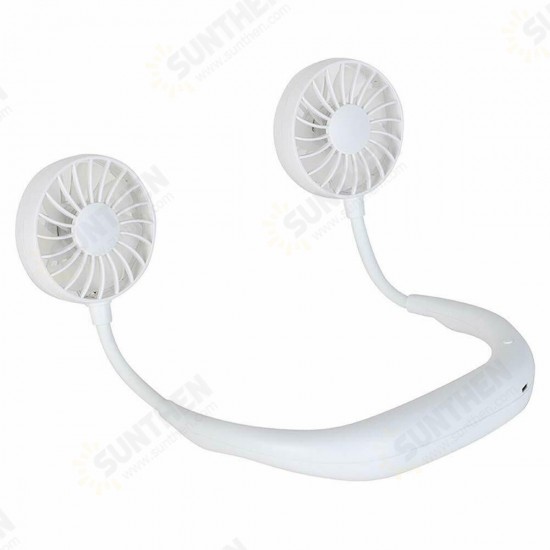 Portable Sports Mini Fan USB Charging Mute Hanging Neck Fans Folding Fan for Outdoor Travelling Portable Sports Mini Fan USB Charging Mute Hanging Neck Fans Folding Fan for Outdoor Travelling
