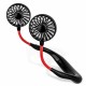 Portable Sports Mini Fan USB Charging Mute Hanging Neck Fans Folding Fan for Outdoor Travelling