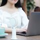 Protable Handheld Bladeless Fan Mini Hanging Neck Fan Desktop Cooling Fan 3 Gear USB Charging Low Noise Protable Handheld Bladeless Fan Mini Hanging Neck Fan Desktop Cooling Fan 3 Gear USB Charging Low Noise