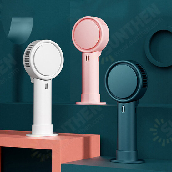 Protable Handheld Bladeless Fan Mini Hanging Neck Fan Desktop Cooling Fan 3 Gear USB Charging Low Noise Protable Handheld Bladeless Fan Mini Hanging Neck Fan Desktop Cooling Fan 3 Gear USB Charging Low Noise