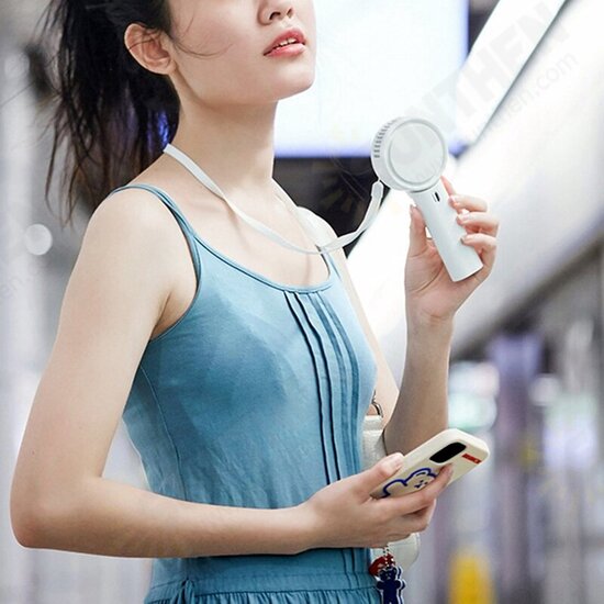 Protable Handheld Bladeless Fan Mini Hanging Neck Fan Desktop Cooling Fan 3 Gear USB Charging Low Noise Protable Handheld Bladeless Fan Mini Hanging Neck Fan Desktop Cooling Fan 3 Gear USB Charging Low Noise