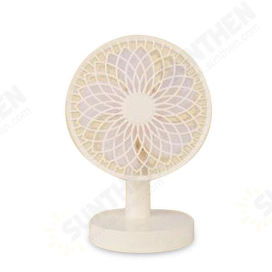 YS2911 Table Fan Mini Portable USB Charging Fan Low Noise Durable Life Natural Wind Lightweight Fan