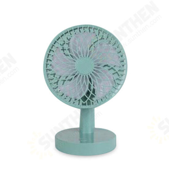 YS2911 Table Fan Mini Portable USB Charging Fan Low Noise Durable Life Natural Wind Lightweight Fan