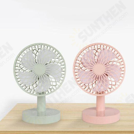 YS2911 Table Fan Mini Portable USB Charging Fan Low Noise Durable Life Natural Wind Lightweight Fan