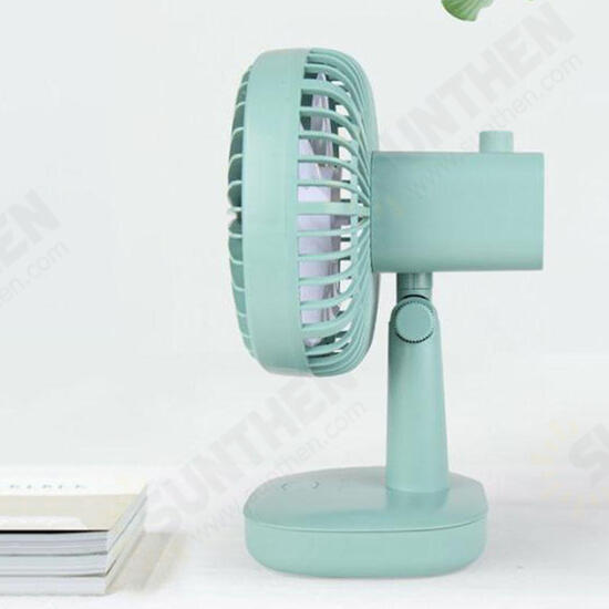 YS2911 Table Fan Mini Portable USB Charging Fan Low Noise Durable Life Natural Wind Lightweight Fan