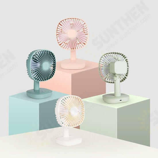 YS2911 Table Fan Mini Portable USB Charging Fan Low Noise Durable Life Natural Wind Lightweight Fan