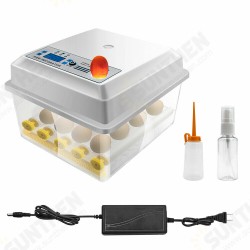110-220V 16 Eggs Mini Fully Automatic Incubators Small Egg Hatcher Chicken Bird Egg 110-220V 16 Eggs Mini Fully Automatic Incubators Small Egg Hatcher Chicken Bird Egg