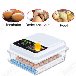 36 Egg Automatic Incubator Brooder Digital Fully Hatcher Turning Chicken Duck Humidity Temperature Control Machine with LED Candling Lamp 220V 36 Egg Automatic Incubator Brooder Digital Fully Hatcher Turning Chicken Duck Humidity Temperature Control Machine with LED Candling Lamp 220V