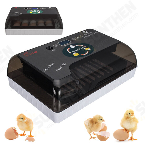 AC 110-220V 20 Eggs Incubator Hatching Chicks Fully Automatic Poultry Hatching Machine Egg Turn