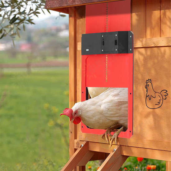 Automatic Chicken Coop Door Opener Light Sensor Automatic Chicken House Door Sensitive Home Pets Dog Animal Cage