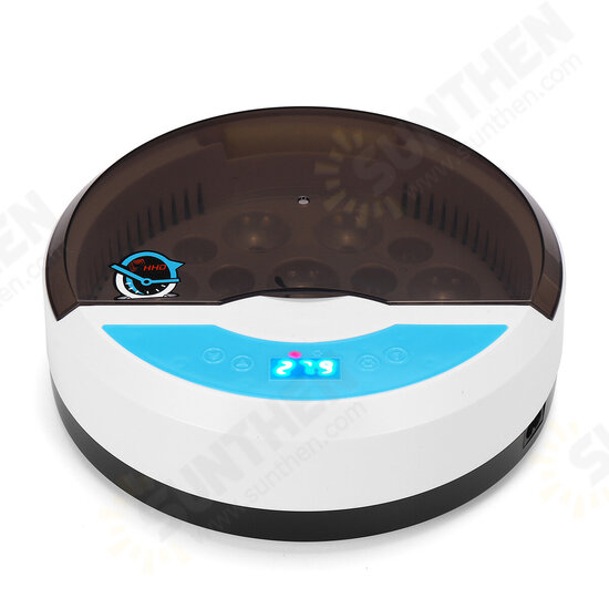 Digital Automatic Incubator 9 Eggs Chicken LED Light Hatcher Turning Temperature Incubator Digital Automatic Incubator 9 Eggs Chicken LED Light Hatcher Turning Temperature Incubator
