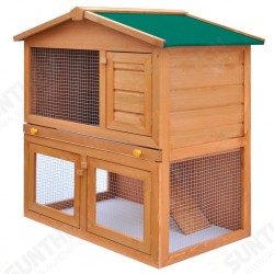 170160 Outdoor Rabbit Hutch Small Animal House Pet Cage 3 Doors Wood Pet Supplies Rabbit House Pet Home Puppy Bedpen Fence Playpen 170160 Outdoor Rabbit Hutch Small Animal House Pet Cage 3 Doors Wood Pet Supplies Rabbit House Pet Home Puppy Bedpen Fence Playpen