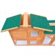 170162 Outdoor Rabbit Hutch Small Animal House Pet Cage Wood Pet Supplies Rabbit House Pet Home Puppy Bedpen Fence Playpen