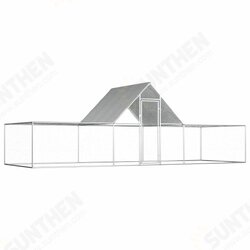 144562 Chicken Cage Coop 6x2x2 m Galvanised Steel Pet Supplies Rabbit House Pet Home Puppy Bedpen Fence Playpen 144562 Chicken Cage Coop 6x2x2 m Galvanised Steel Pet Supplies Rabbit House Pet Home Puppy Bedpen Fence Playpen