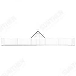 144563 Chicken Cage Coop 10x2x2 m Galvanised Steel Pet Supplies Rabbit House Pet Home Puppy Bedpen Fence Playpen 144563 Chicken Cage Coop 10x2x2 m Galvanised Steel Pet Supplies Rabbit House Pet Home Puppy Bedpen Fence Playpen