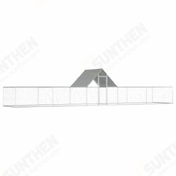 144563 Chicken Cage Coop 10x2x2 m Galvanised Steel Pet Supplies Rabbit House Pet Home Puppy Bedpen Fence Playpen 144563 Chicken Cage Coop 10x2x2 m Galvanised Steel Pet Supplies Rabbit House Pet Home Puppy Bedpen Fence Playpen