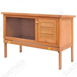 170157 90x45x65.5 cm Outdoor Rabbit Hutch Small Animal House Pet Supplies Cage 1 Layer Wood 170157 90x45x65.5 cm Outdoor Rabbit Hutch Small Animal House Pet Supplies Cage 1 Layer Wood