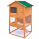 170161 Outdoor Rabbit Hutch Small Animal House Pet Cage 3 Layers Wood Pet Supplies Dog House Pet Home Cat Bedpen Fence Playpen