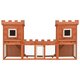 170174 Outdoor Large Rabbit Hutch 192 x 50 x 101 cm House Pet Cage Double House Pet Supplies Rabbit House Pet Home Puppy Bedpen Fence Playpen