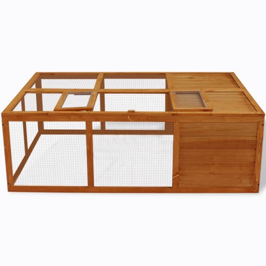 170221 Outdoor Chicken Coop Foldable Wooden Animal Cage for Poultry Pet Supplies Dog House Pet Home Cat Bedpen Fence Playpen