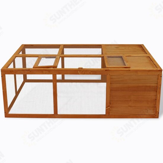 170221 Outdoor Chicken Coop Foldable Wooden Animal Cage for Poultry Pet Supplies Dog House Pet Home Cat Bedpen Fence Playpen