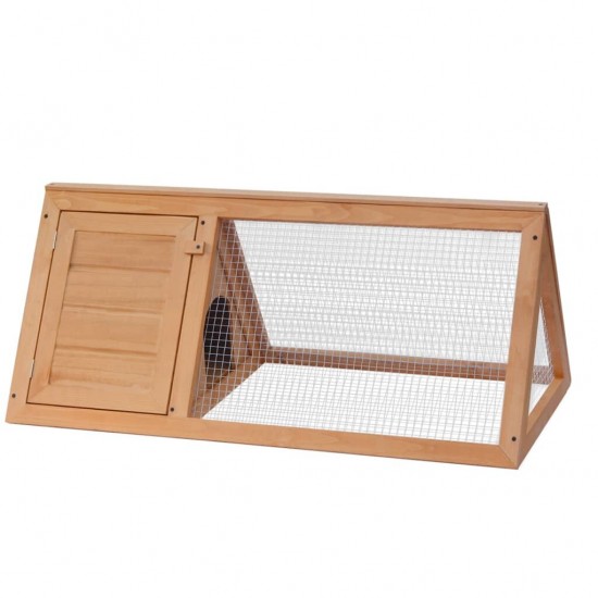 170345 Outdoor Animal Rabbit Cage Wood Pet Cage Double House Pet Supplies Rabbit House Pet Home Puppy Bedpen Fence Playpen