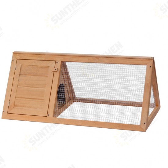 170345 Outdoor Animal Rabbit Cage Wood Pet Cage Double House Pet Supplies Rabbit House Pet Home Puppy Bedpen Fence Playpen