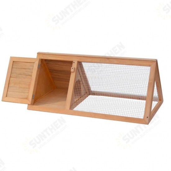 170345 Outdoor Animal Rabbit Cage Wood Pet Cage Double House Pet Supplies Rabbit House Pet Home Puppy Bedpen Fence Playpen