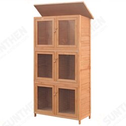 170347 Outdoor Animal Rabbit Cage 6 Rooms Wood Pet Supplies Dog House Pet Home Cat Bedpen Fence Playpen 170347 Outdoor Animal Rabbit Cage 6 Rooms Wood Pet Supplies Dog House Pet Home Cat Bedpen Fence Playpen