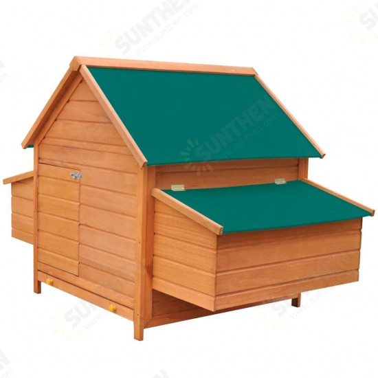 170410 Outdoor Chicken Coop Wood 157x97x110 cm House Pet Supplies Rabbit House Pet Home Puppy Bedpen Fence Playpen