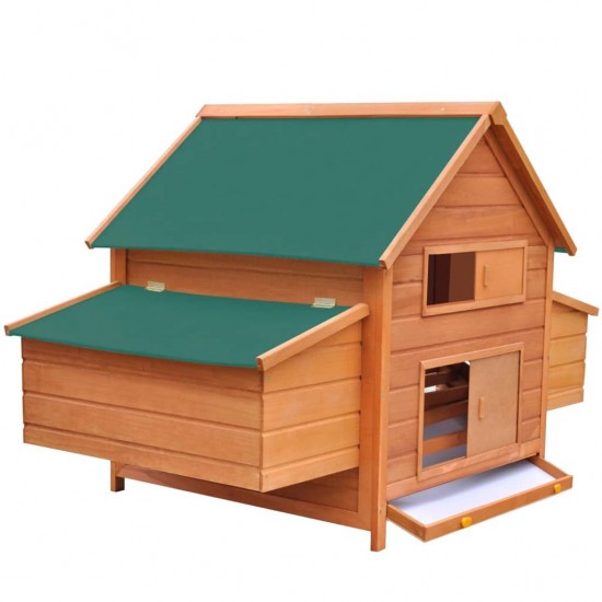 170410 Outdoor Chicken Coop Wood 157x97x110 cm House Pet Supplies Rabbit House Pet Home Puppy Bedpen Fence Playpen