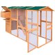 170411 Chicken Coop Wood 295x163x170 cm House Pet Supplies Rabbit House Pet Home Puppy Bedpen Fence Playpen