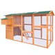 170411 Chicken Coop Wood 295x163x170 cm House Pet Supplies Rabbit House Pet Home Puppy Bedpen Fence Playpen