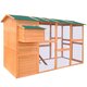 170411 Chicken Coop Wood 295x163x170 cm House Pet Supplies Rabbit House Pet Home Puppy Bedpen Fence Playpen