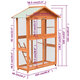 170638 Outdoor Bird Cage Solid Pine & Fir Wood 125.5x59.5x164 cm Pet Supplies Dog House Pet Home Cat Bedpen Fence Playpen